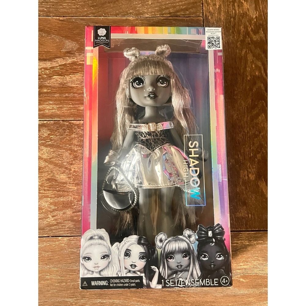 Luna Madison Series 1 Rainbow High Shadow High Grayscale Fashion Doll